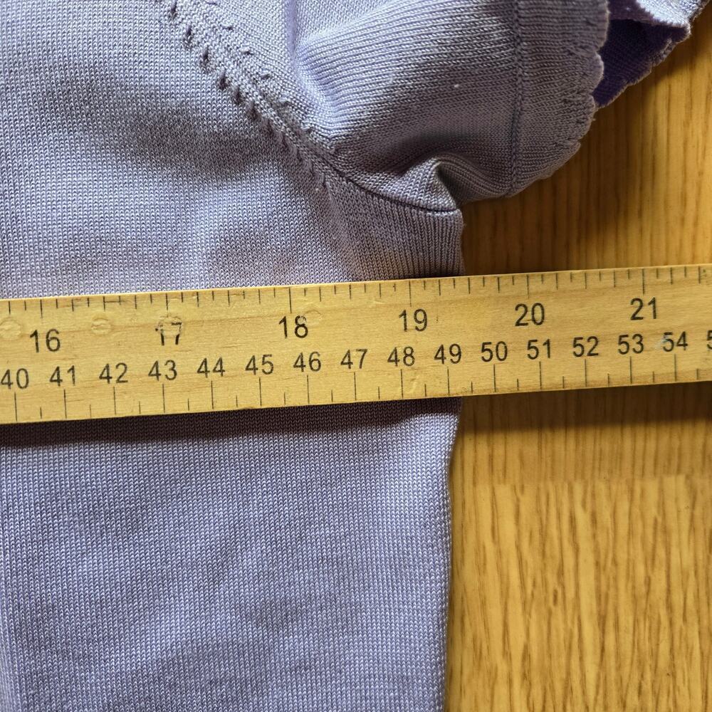 PENDLETON Women Vintage Wool Blazer Silk Knit Top Set L Old Money Pastel Preppy - Picture 9 of 12